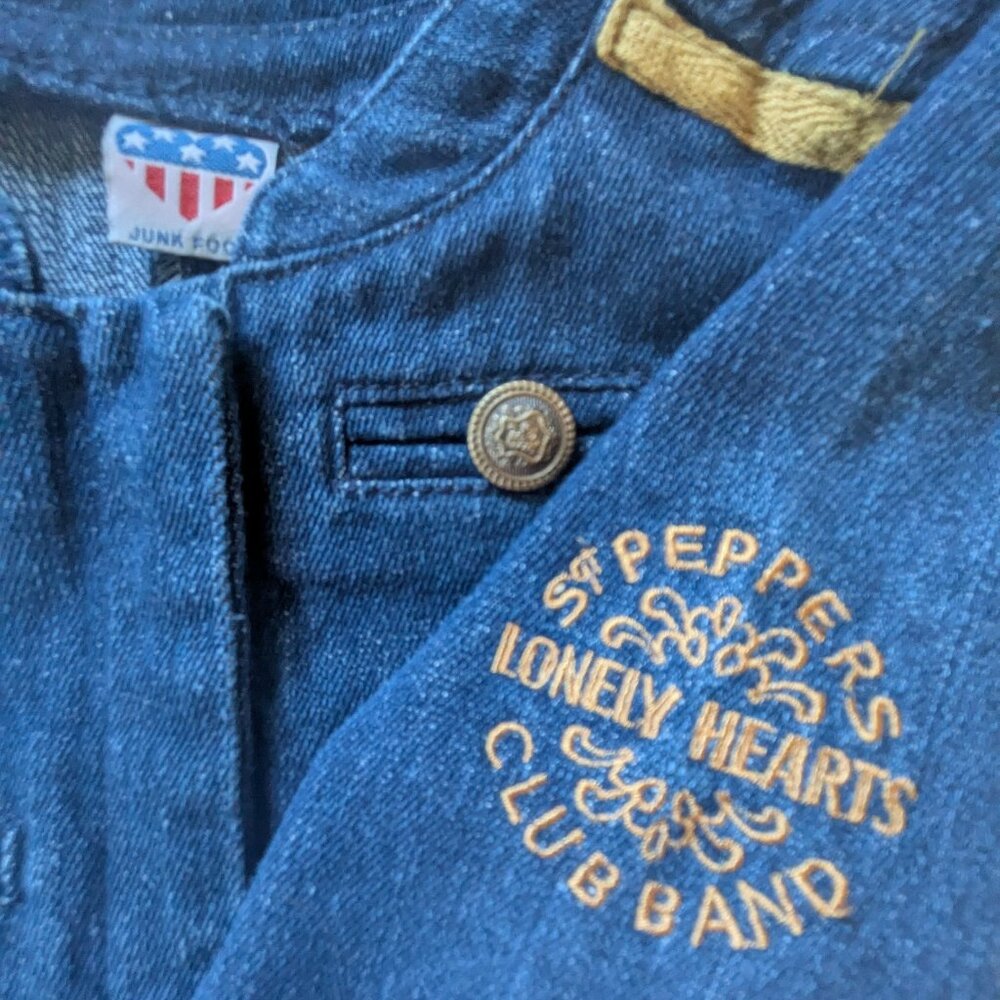 Kids 4T Junk Food x Beatles “Sgt. Pepper’s Lonely Hearts Club Band” Denim Jacket